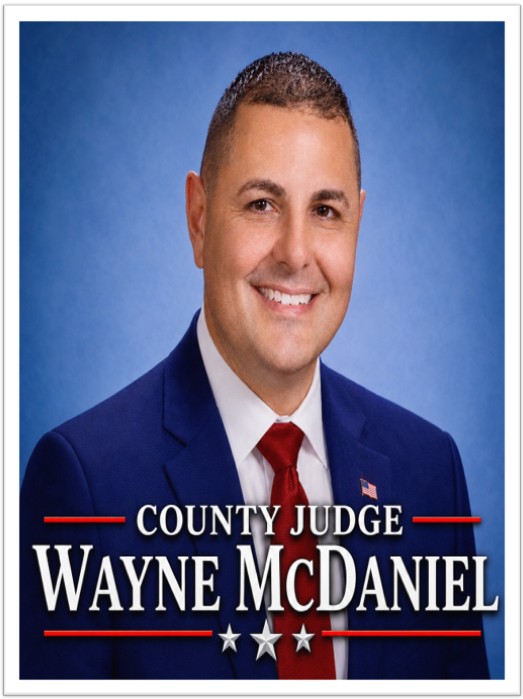 County Judge Wayne McDaniel